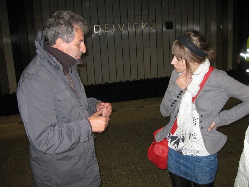 Natáčení filmu Cinematerapie, Praha duben 2009